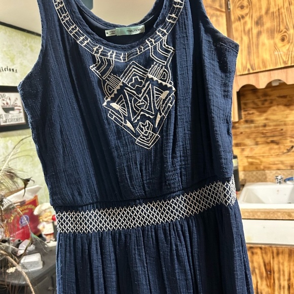 Maurices Blue Sleeveless Sundress size medium. - Picture 6 of 7